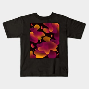 Liquid Magma Pattern Kids T-Shirt